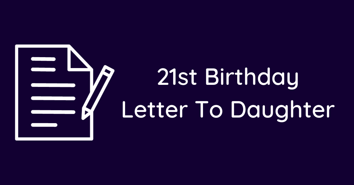 how to write a 21st speech for your daughter