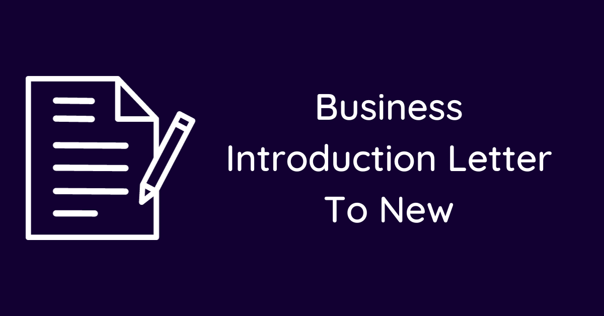 business introduction letter to new clients pdf