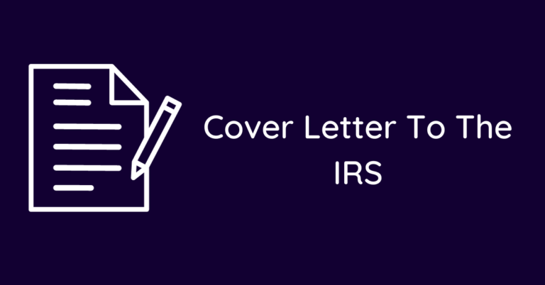 Cover Letter To The IRS - Sample Letter Hub