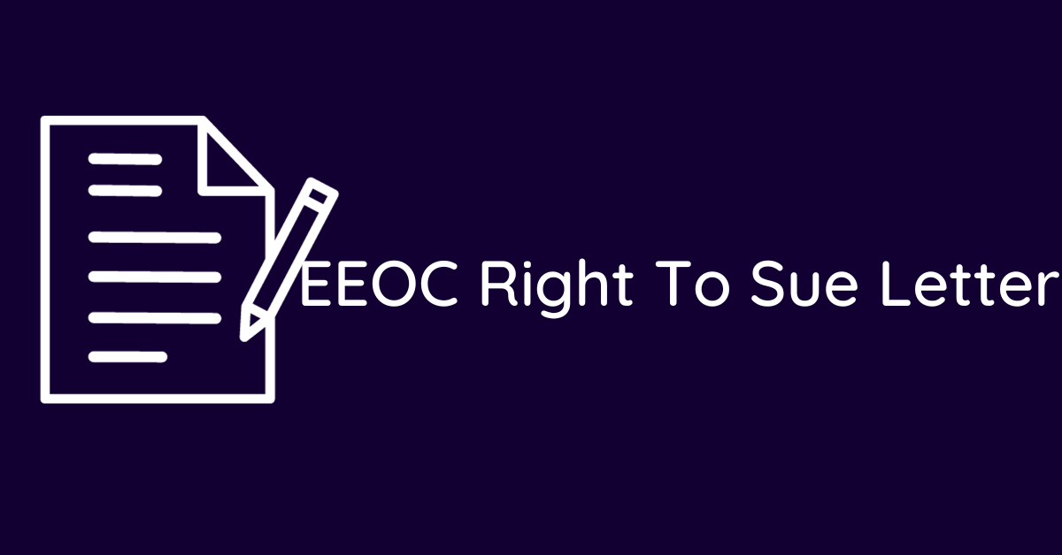 EEOC Right To Sue Letter
