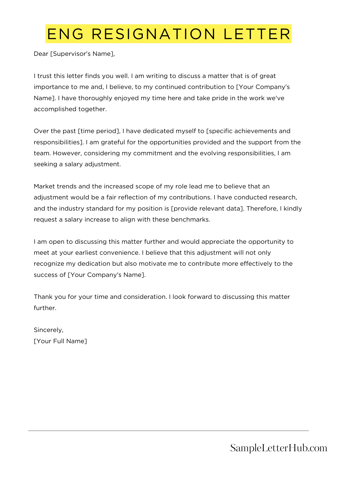 Eng Resignation Letter