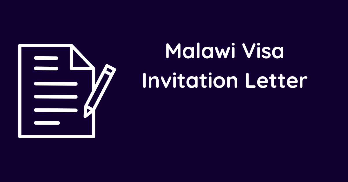 Malawi Visa Invitation Letter
