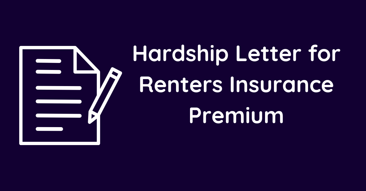 Hardship Letter for Home Loan Insurance Payment